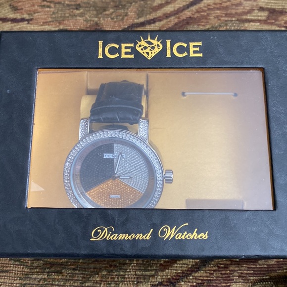 Brand new “Ice Ice Volcano” Genuine Diamonds Bezel Large Face Men’s Watch. Nice! - Picture 10 of 10